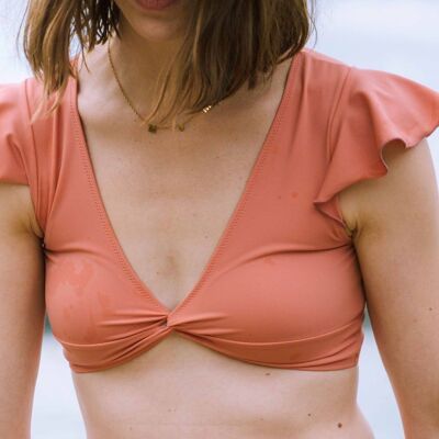 Ana - Women's terracotta anti-UV top