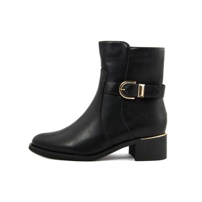 Fashion Attitude Women's Ankle Boots color Black-Heel height: 4.5cm; Winter Collection; Article FAG_AX20740_14_NERO