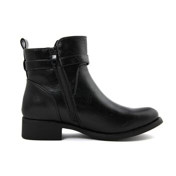 Bottines pour femme Fashion Attitude couleur Noir - Hauteur du talon : 3,5 cm - Collection Hiver ; Article FAG_AX8508_17_NERO 3