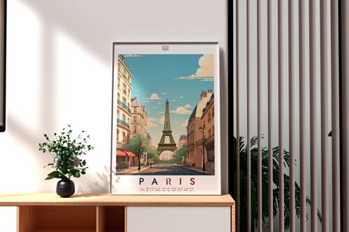 Affiche PARIS I Tour Eiffel