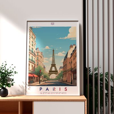 Affiche PARIS I Tour Eiffel