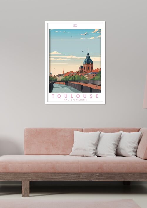 Affiche ville de TOULOUSE