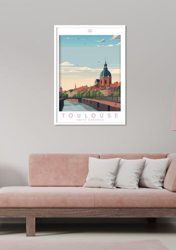 Affiche ville de TOULOUSE