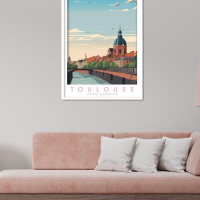 Cartel de la ciudad de TOULOUSE
