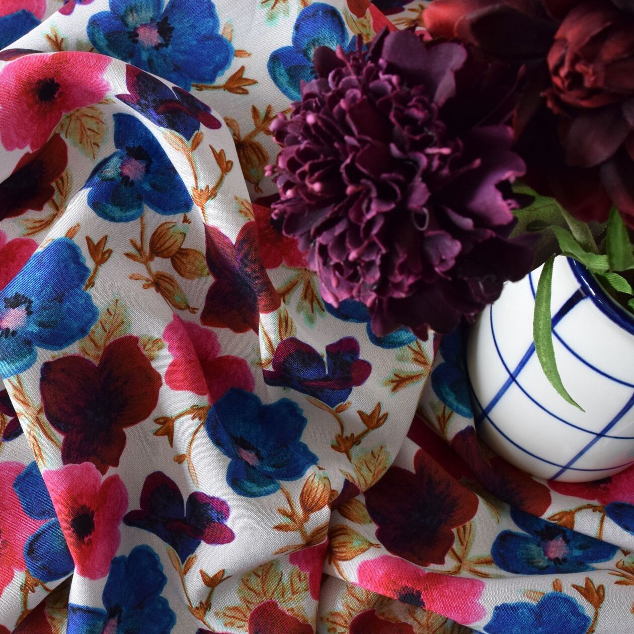 Erbario in tessuto viscosa