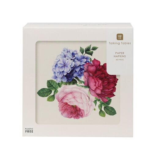 Floral Napkins - 50 Pack