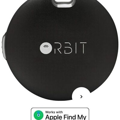 Connected key ring - Black - Apple Find My - Orbit Keys