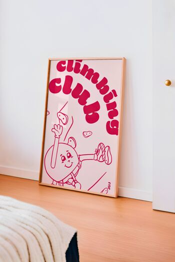 AFFICHE CLIMBING CLUB