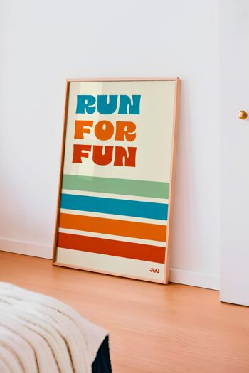 AFFICHE RUN FOR FUN