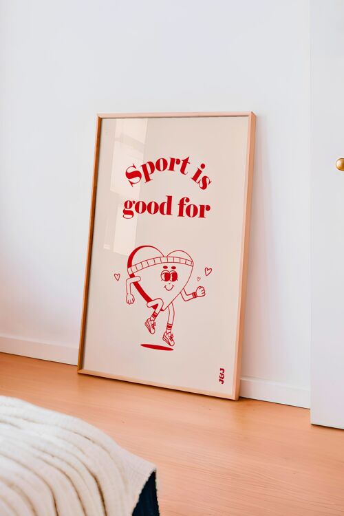 AFFICHE SPORT IS GOOD