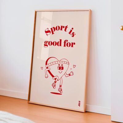 AFFICHE SPORT IS GOOD