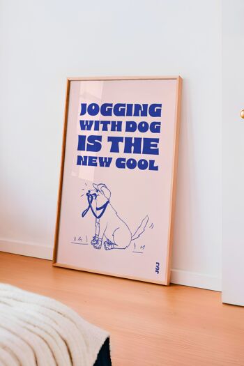 AFFICHE JOGGING WITH DOG