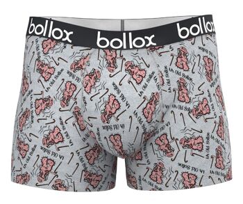 Mr Old Bollox - Boxer pour Homme - Mélange de Bambou et de Coton (1Pack) 1