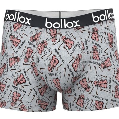 Mr Old Bollox - Boxer pour Homme - Mélange de Bambou et de Coton (1Pack)