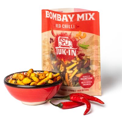 Mezcla de frutos secos Bombay con chile rojo (caja x 9)