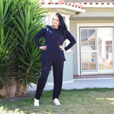 Ensemble pull et pantalon grande taille Yvette