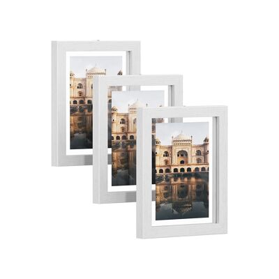 Set of 10 rotating picture frames for photos measuring 20.3 x 25.4 cm (8 x 10 in) 32.8 x 28.7 cm (L x W)