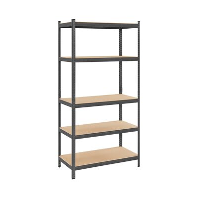 Set of 2 shelves on foot height 180 cm 50 x 100 x 200 cm (D x W x H)