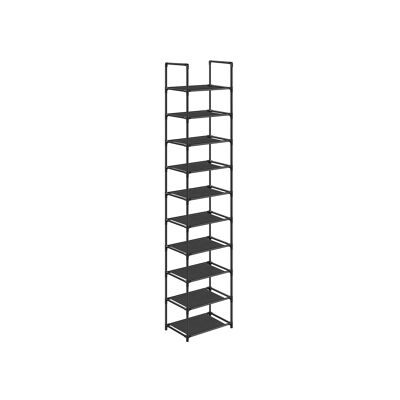 Shoe rack with 5 non-woven shelves 45 x 28 x 89 cm (L x W x H)