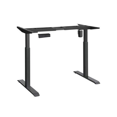 Height adjustable desk with 60 x 140 cm top 60 x 140 x (72-120) cm (D x W x H)