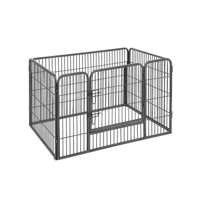 Dog cage with 2 doors 77.5 x 48.5 x 8 cm (L x W x H)