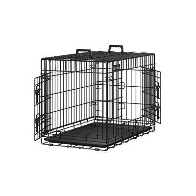 Dog crate with 2 doors 107 x 70 x 74.9 cm 107 x 70 x 74.9 cm (L x W x H) 47 x 67 cm (L x W)