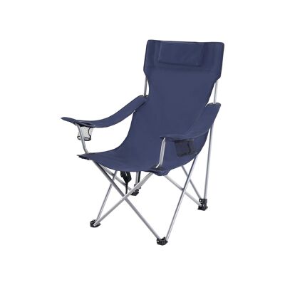 Set of 2 padded camping chairs 90 x 55 x 102 cm (L x W x H)