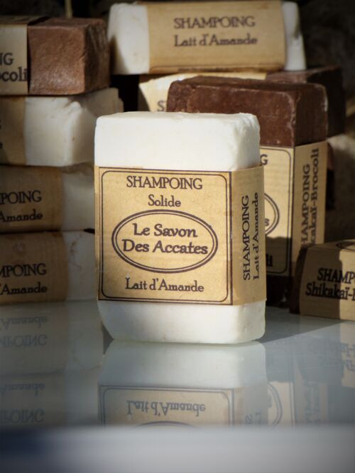 Shampoing solide au lait d'amande