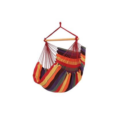 The hanging chair can be loaded up to 200 kg 100 x 3.2 cm (L x Ø)