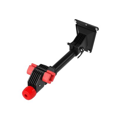 Wall mount for bicycles black and red 44 x 10 x 10 cm (L x W x H)