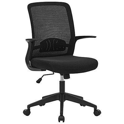 Office chair black 50 x 50 cm (L x W)
