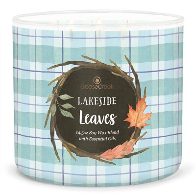 Lakeside Leaves Goose Creek Candle® Candela grande a 3 stoppini