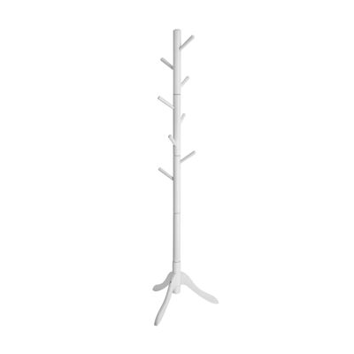 White coat rack 57 x 57 x 175 cm (L x W x H)