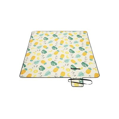 Pineapple picnic blanket 42 x 17 x 17 cm (L x W x H) 200 x 200 cm (L x W)
