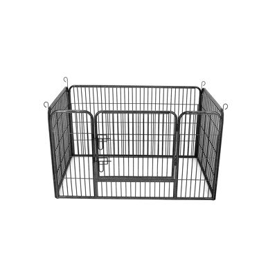 Gray puppy pen 122 x 70 x 80 cm (W x H x D)