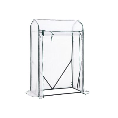 Poly greenhouse white 100 x 50 x 150 cm (L x W x H)