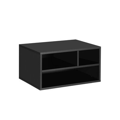 Matte black printer stand 40.5 x 30 x 22 cm (L x W x H)