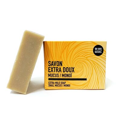 Extra mild soap - Mucus / Monoï - SÀF - 100g