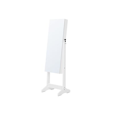 Jewelery cabinet white 41.2 x 36.5 x 152 cm (L x W x H)