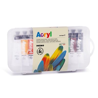 Feine Acrylfarbe 10 Farben