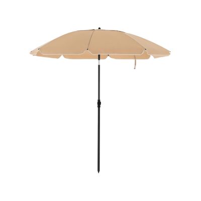 Taupe parasol Ø 200 cm