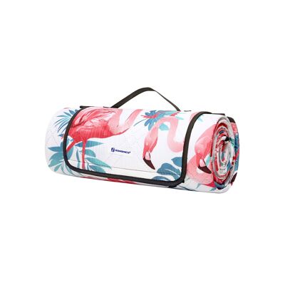 Large flamingo picnic blanket 42 x 15 x 15 cm (L x W x H)