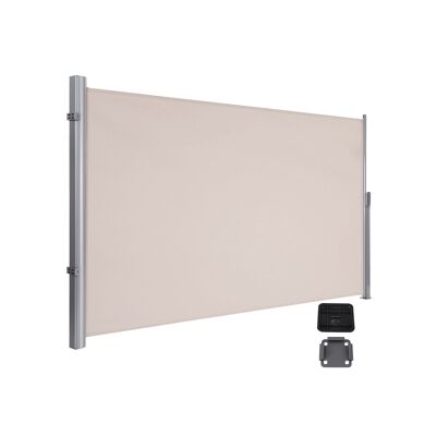 Taupe extendable side blind 1.8 x 3.5 m (H x W)
