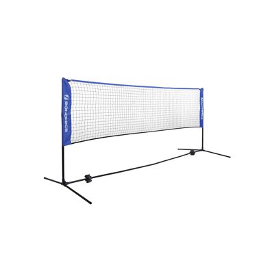 Badminton net with metal frame 500 x 155 x 103 cm (W x H x D)