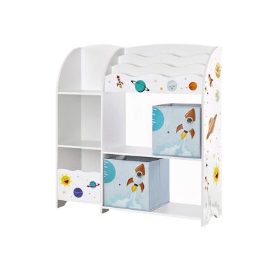 Organizer for toys and books 93 x 30 x 100 cm (L x W x H)