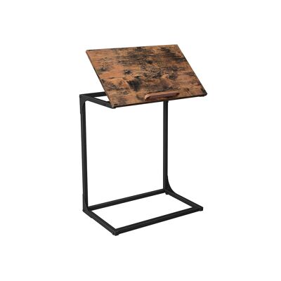Side table with adjustable top 55 x 35 x 66 cm (L x W x H)