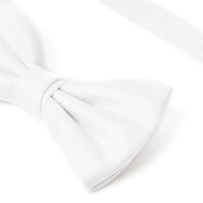 white bow tie