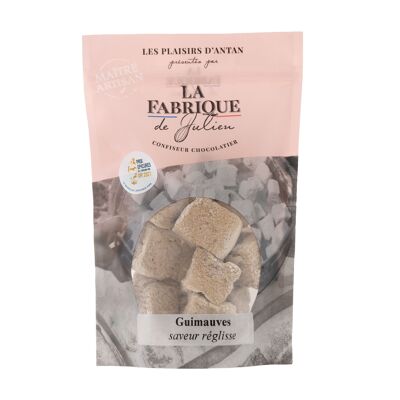 Handgefertigte Marshmallows mit Lakritzgeschmack – Epicures 2021 Goldmedaille – 120 g – La Fabrique de Julien