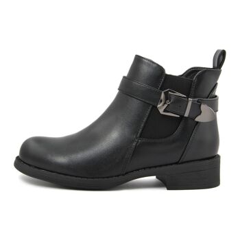 Bottines pour femme Fashion Attitude couleur Noir - Hauteur du talon : 3,5 cm - Collection Hiver ; Article FAG_KL300_NERO 6