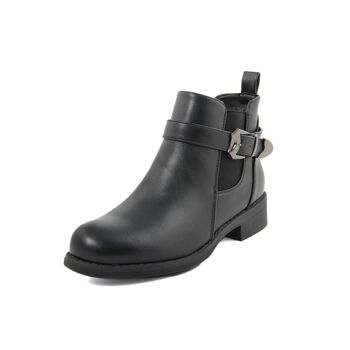 Bottines pour femme Fashion Attitude couleur Noir - Hauteur du talon : 3,5 cm - Collection Hiver ; Article FAG_KL300_NERO 16